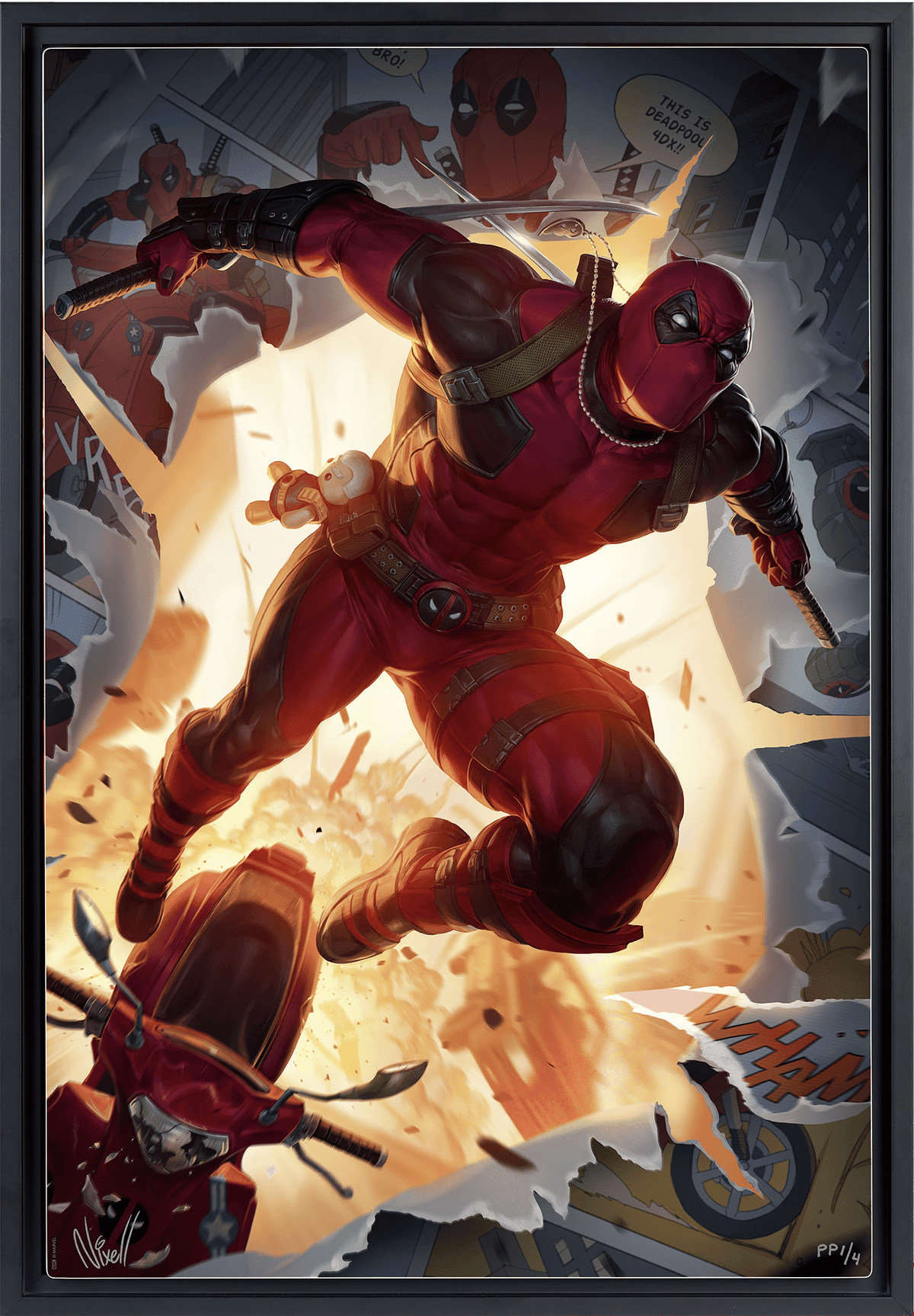 Deadpool Marvel Art Print