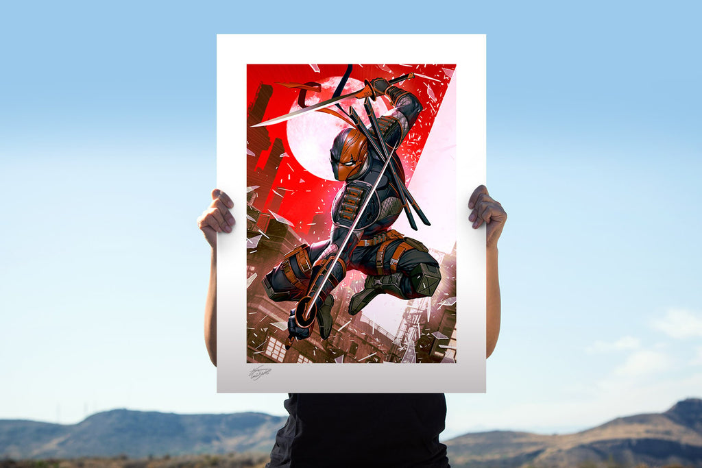 Deathstroke DC Art Print