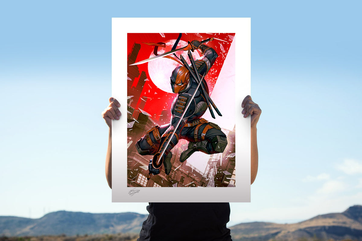 Deathstroke DC Art Print