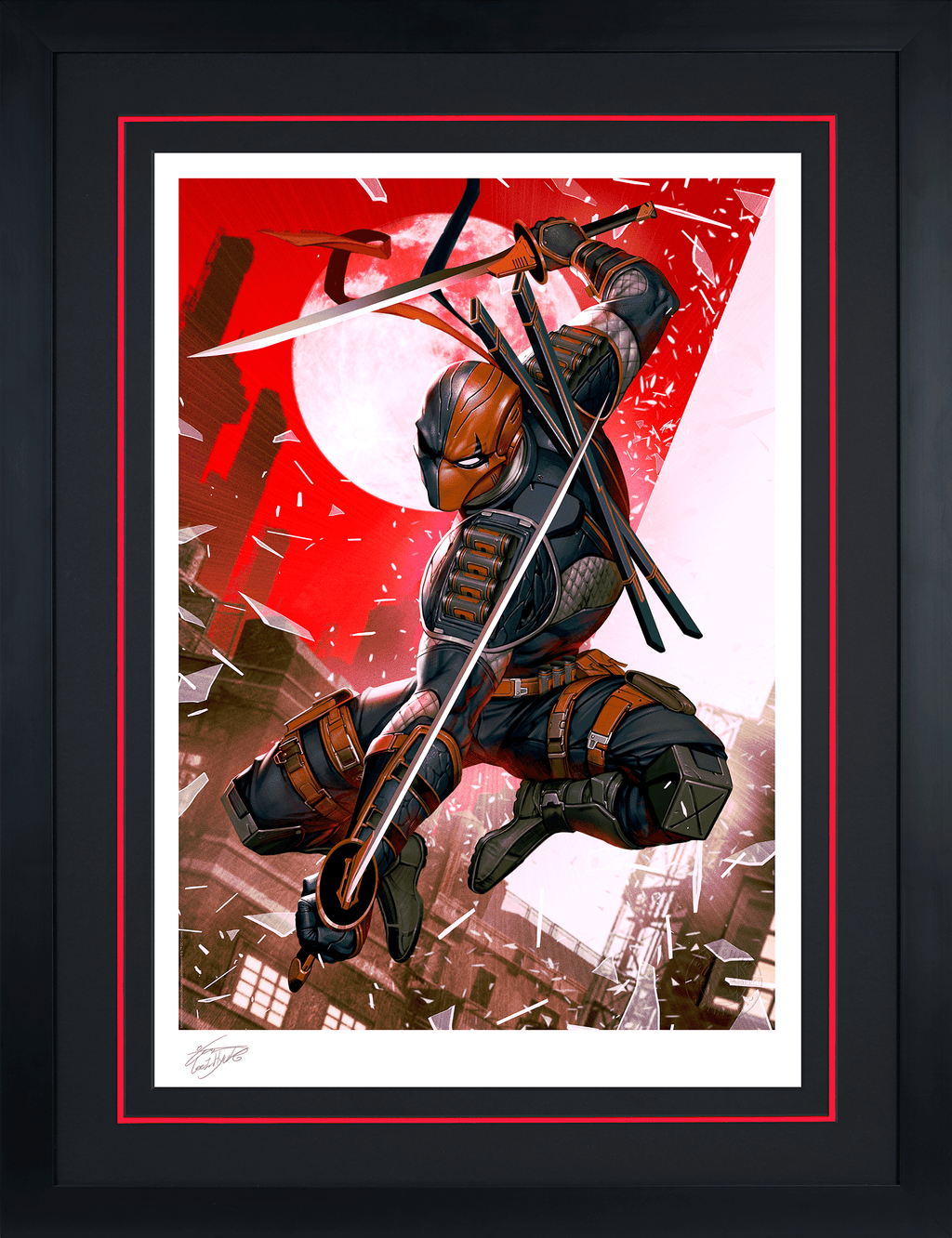 Deathstroke DC Art Print
