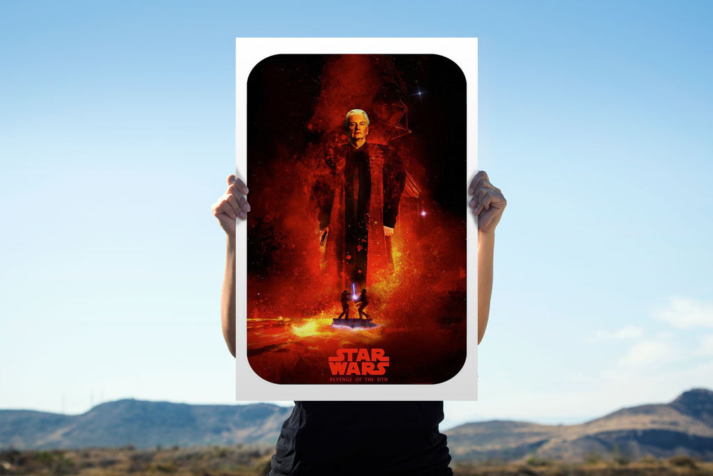 Downfall Star Wars Emperor Palpatine Art Print