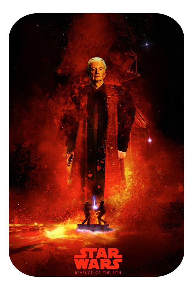 Downfall Star Wars Emperor Palpatine Art Print