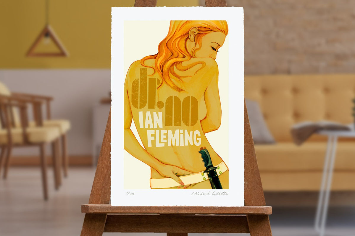 Dr. No Ian Fleming James Bond Art Print