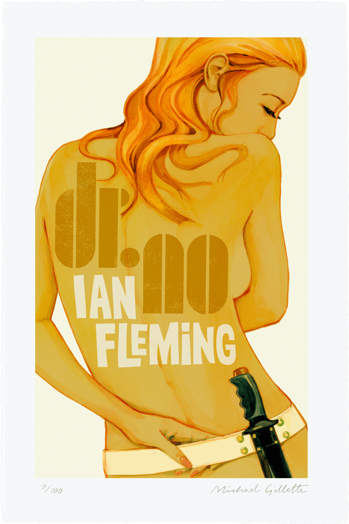 Dr. No Ian Fleming James Bond Art Print