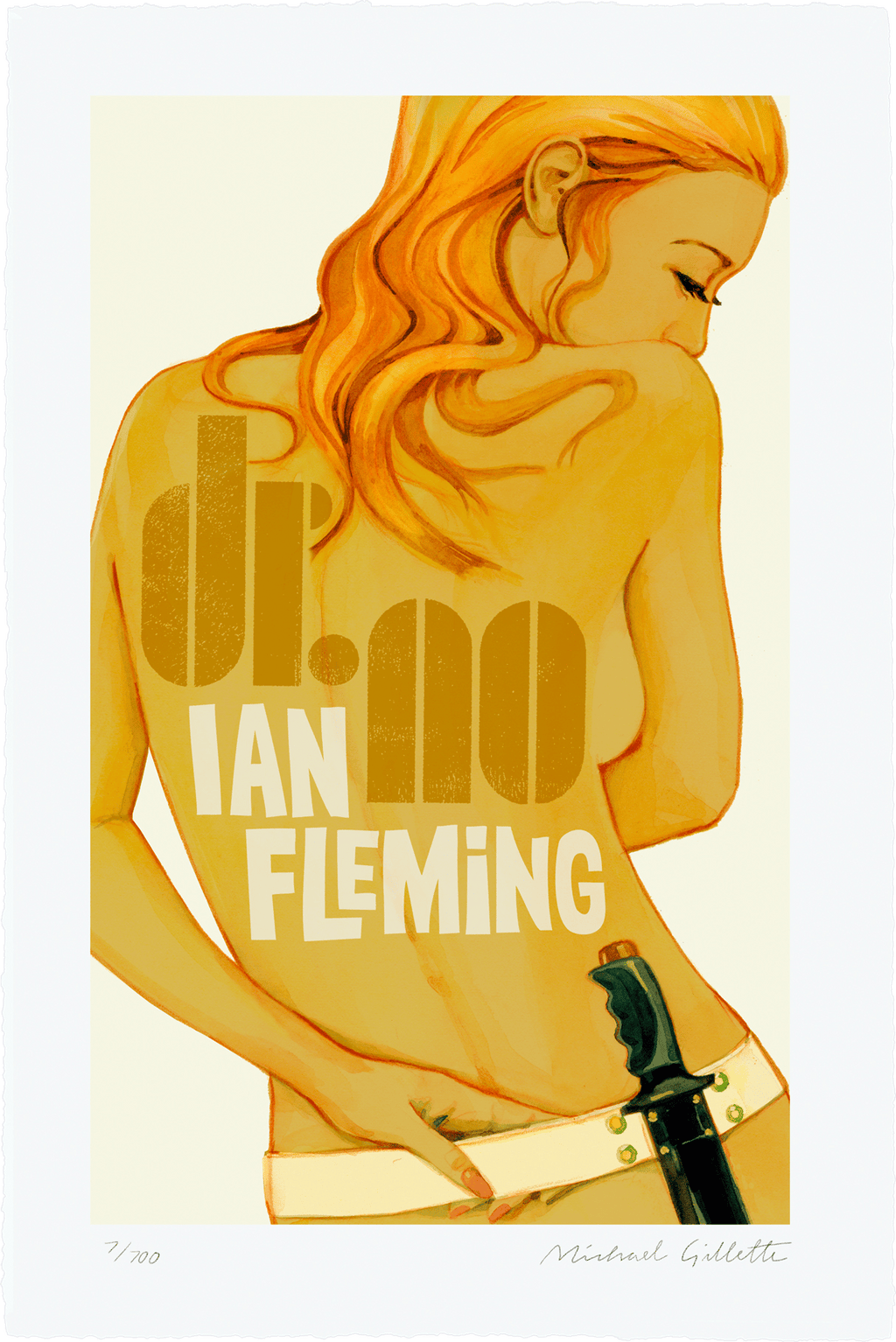 Dr. No Ian Fleming James Bond Art Print