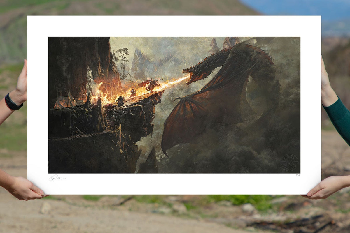 Dragon's Breath 2 Greg Rutkowski Art Print