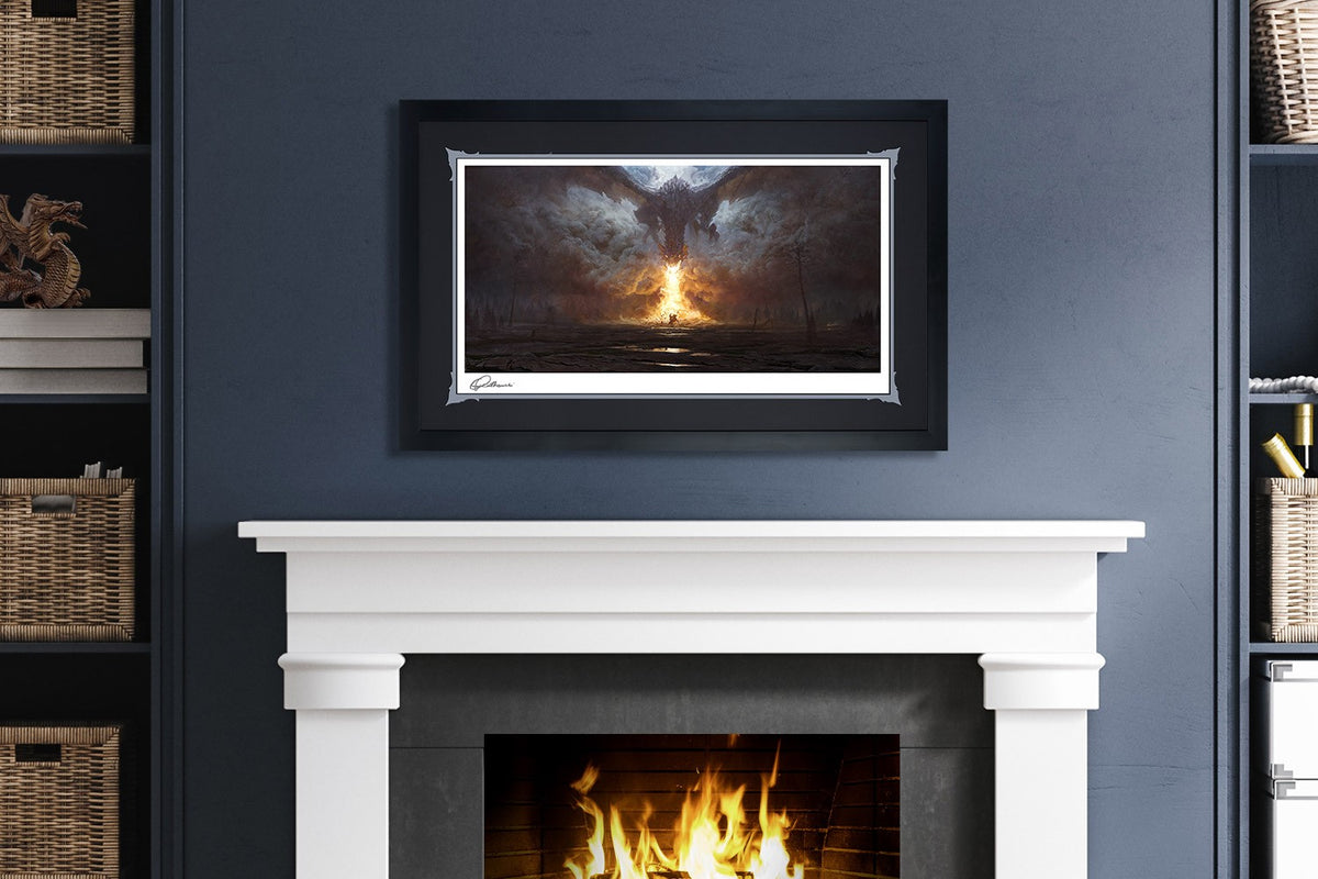 Dragon's Breath Greg Rutkowski Art Print