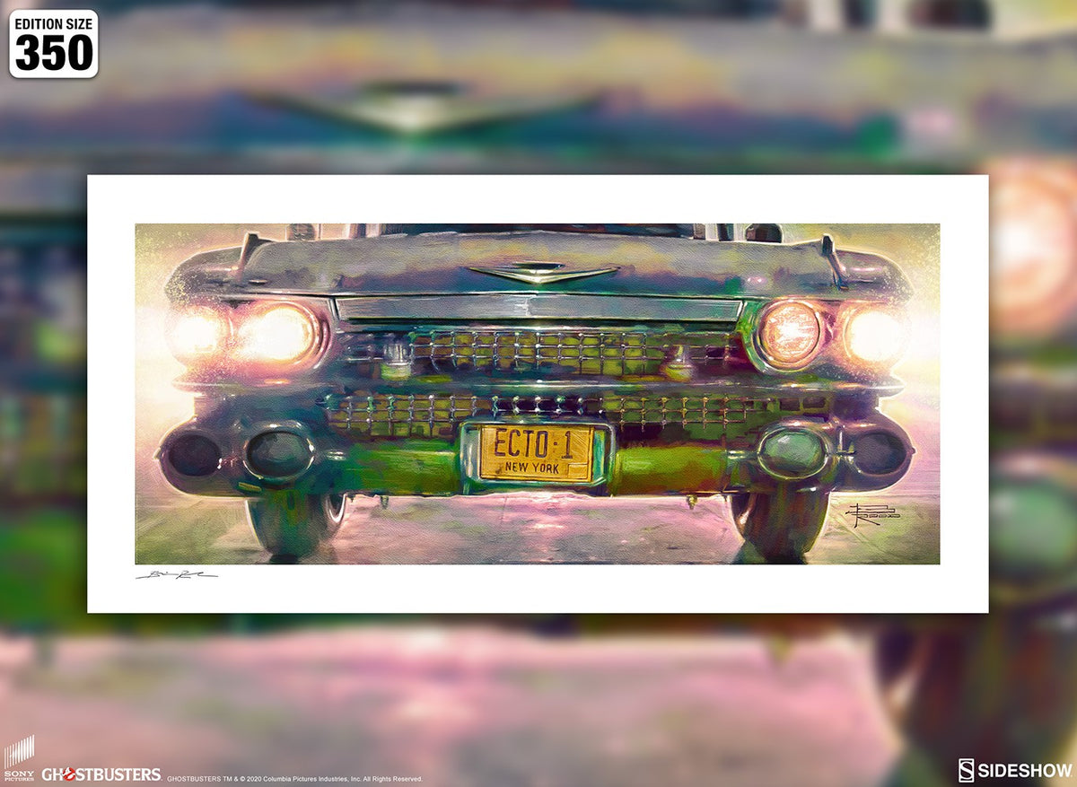 Ecto-1 Ghostbusters Art Print