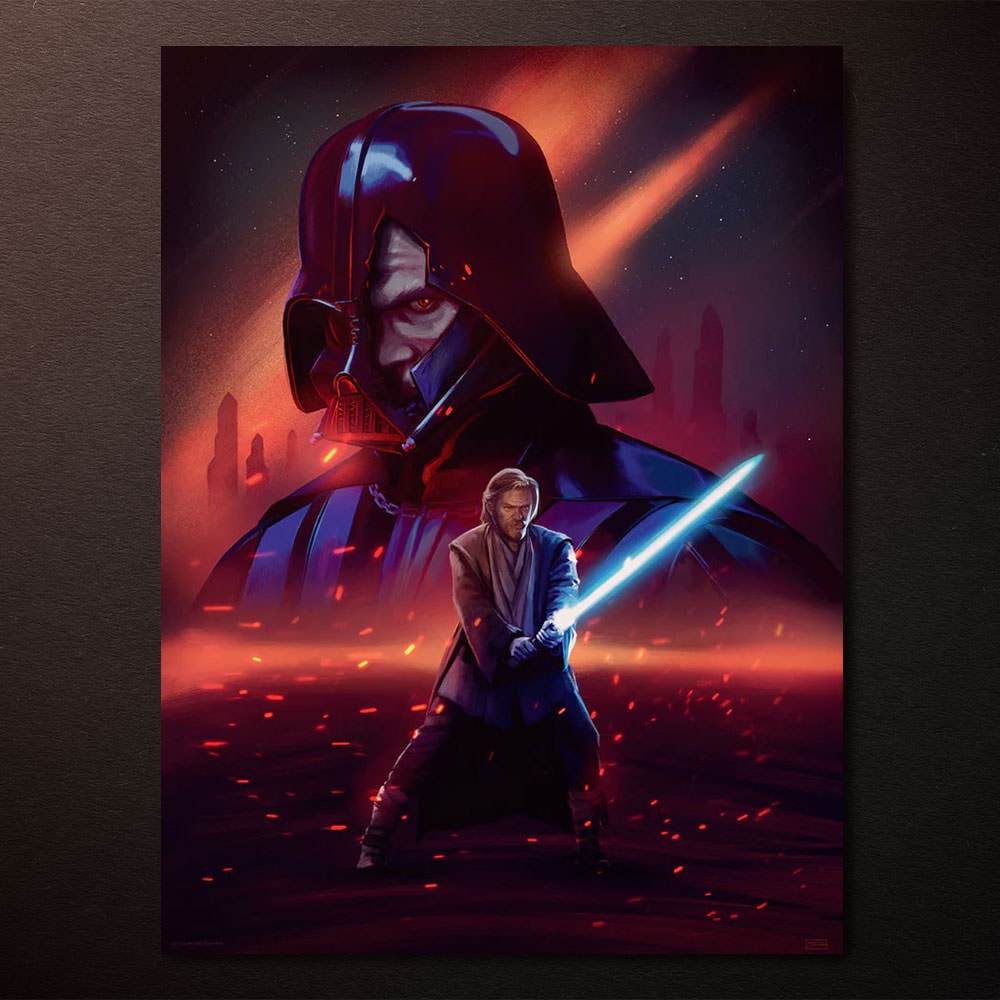 Embers of Masterhood Star Wars Art Print