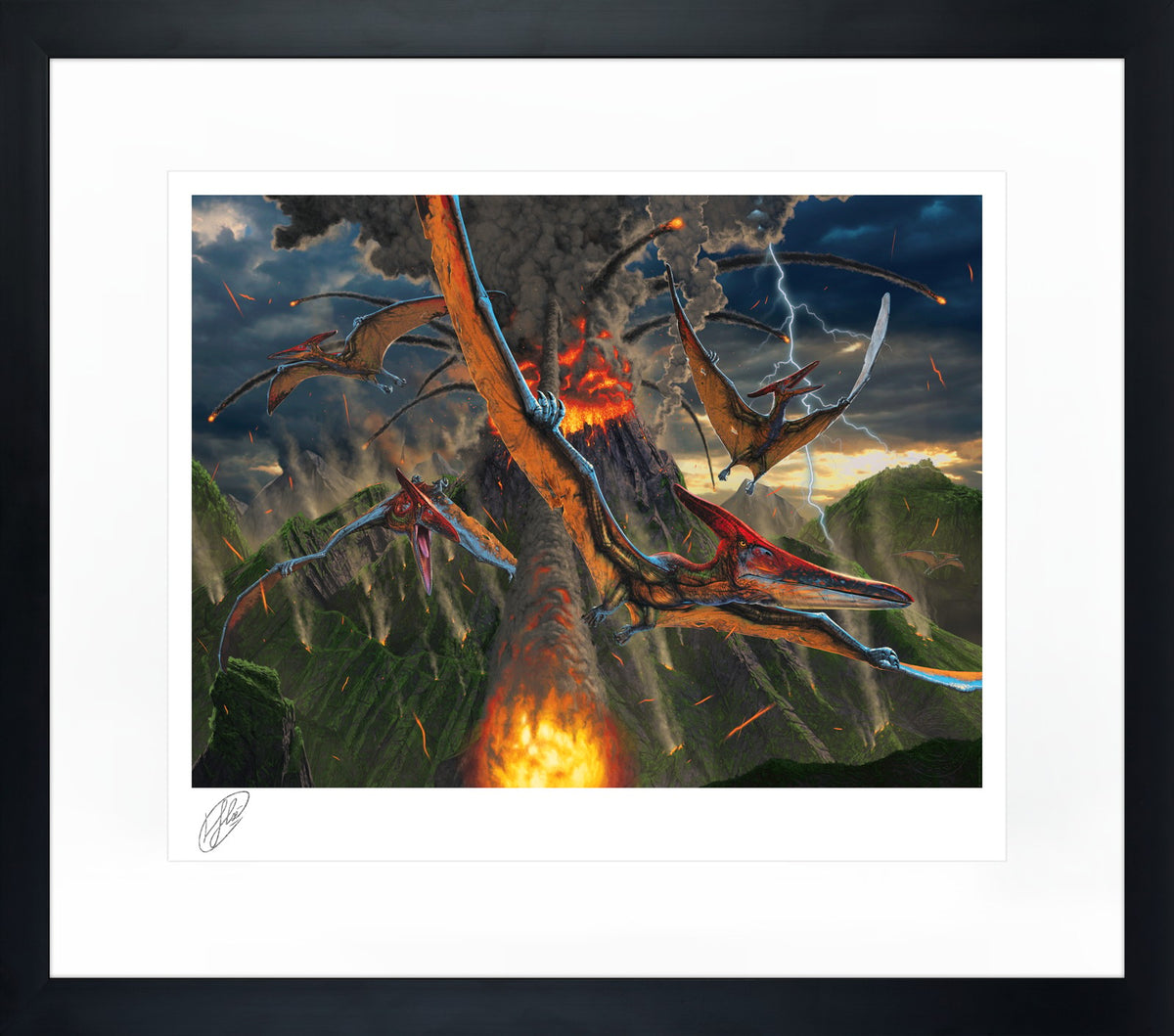 Eruption Art Print