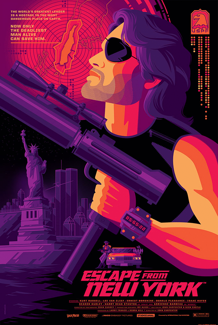 Escape From New York Snake Plissken Art Print