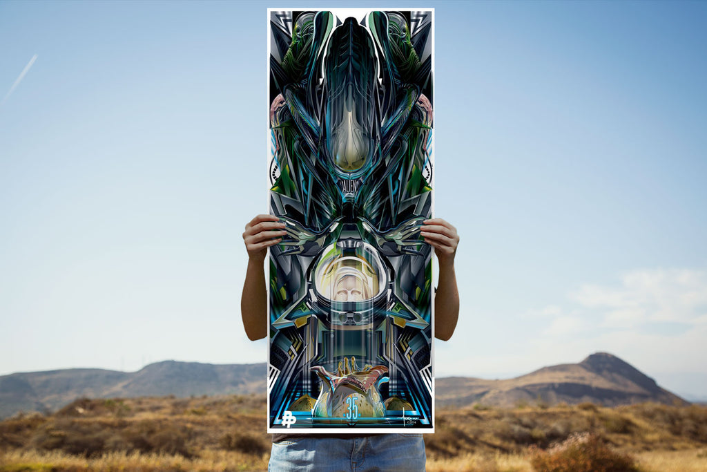 Evo Alien Art Print