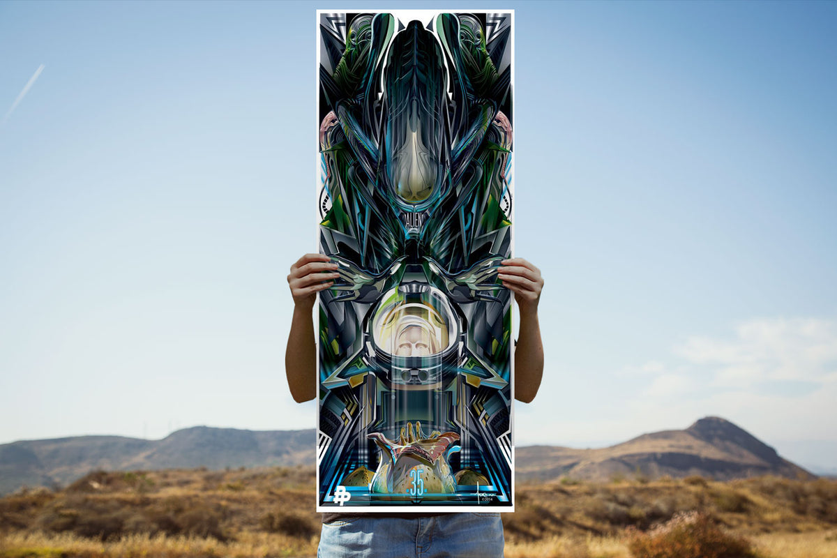 Evo Alien Art Print