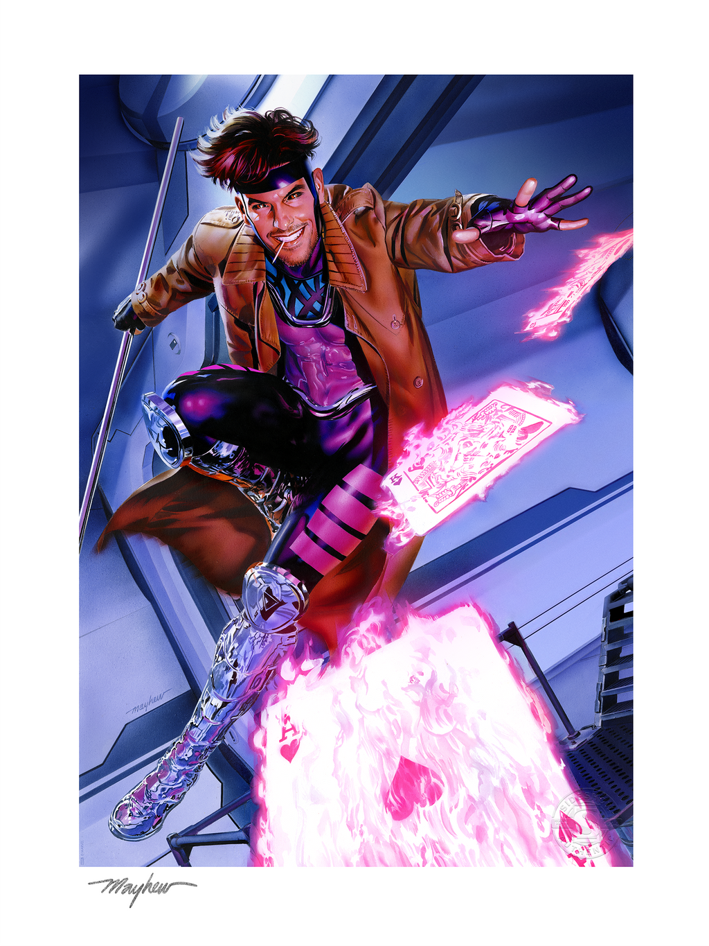 Gambit Marvel Art Print