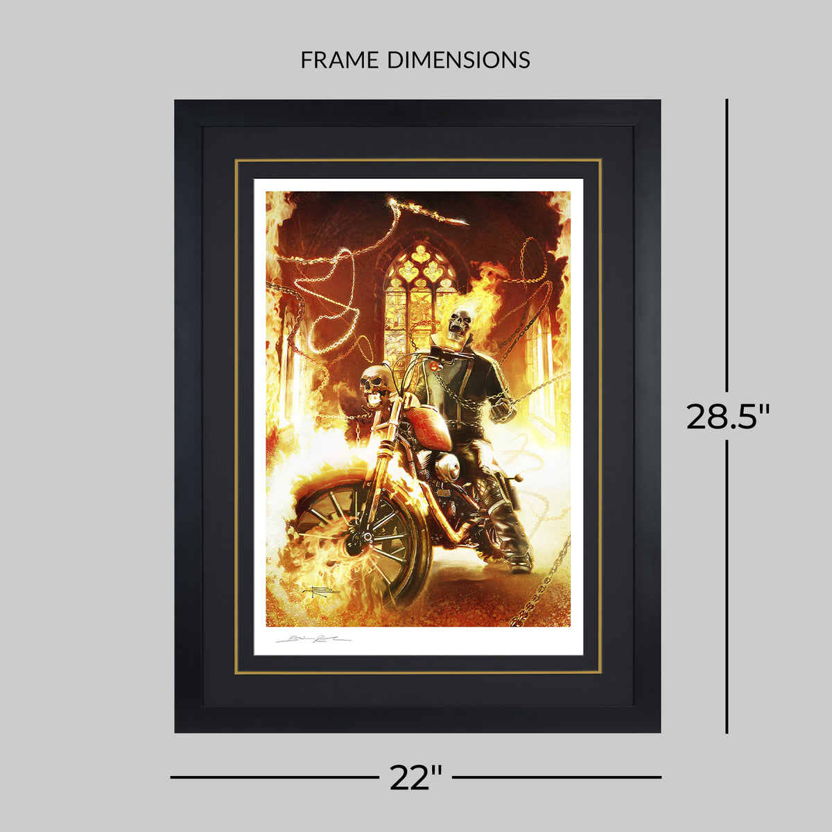 Ghost Rider Marvel Art Print