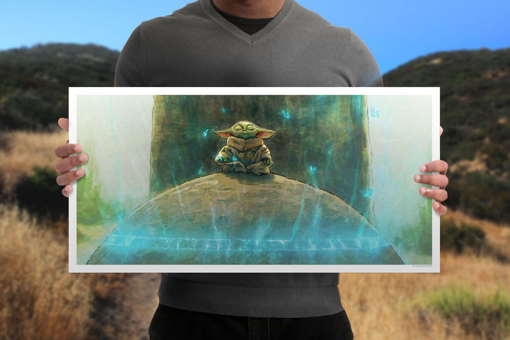 Grogu Star Wars Art Print