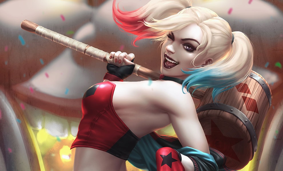 Harley Quinn: Hell on Wheels! DC Art Print