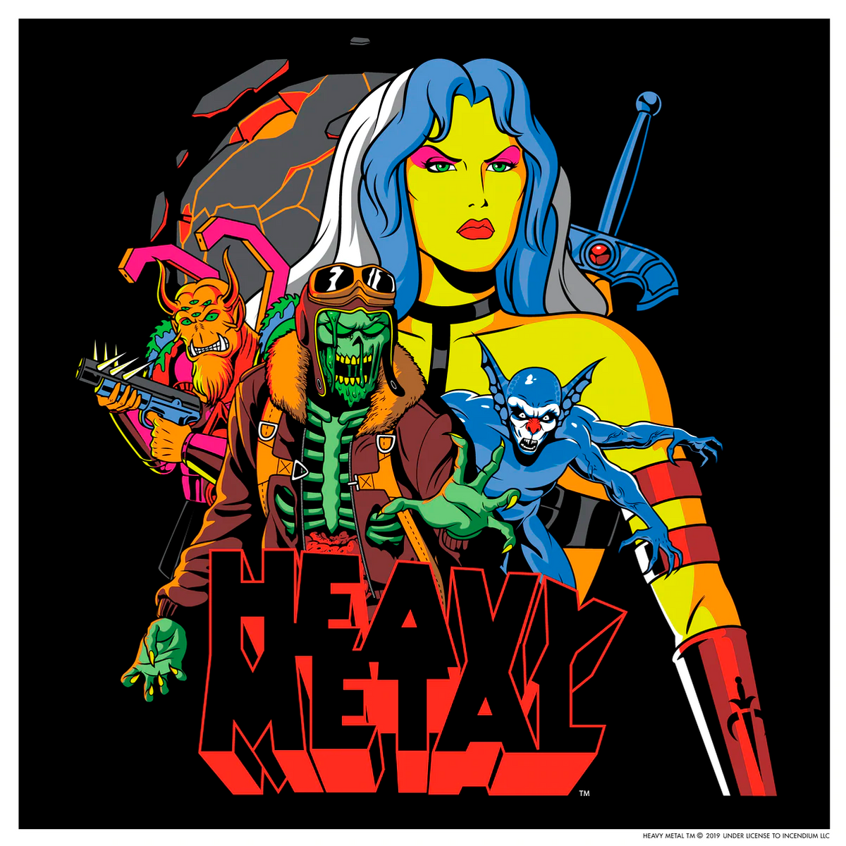 Heavy Metal 'Planet' Taarna Nelson Art Print