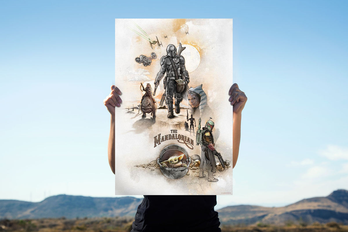 Helmet On, Heart Gone Star Wars Art Print