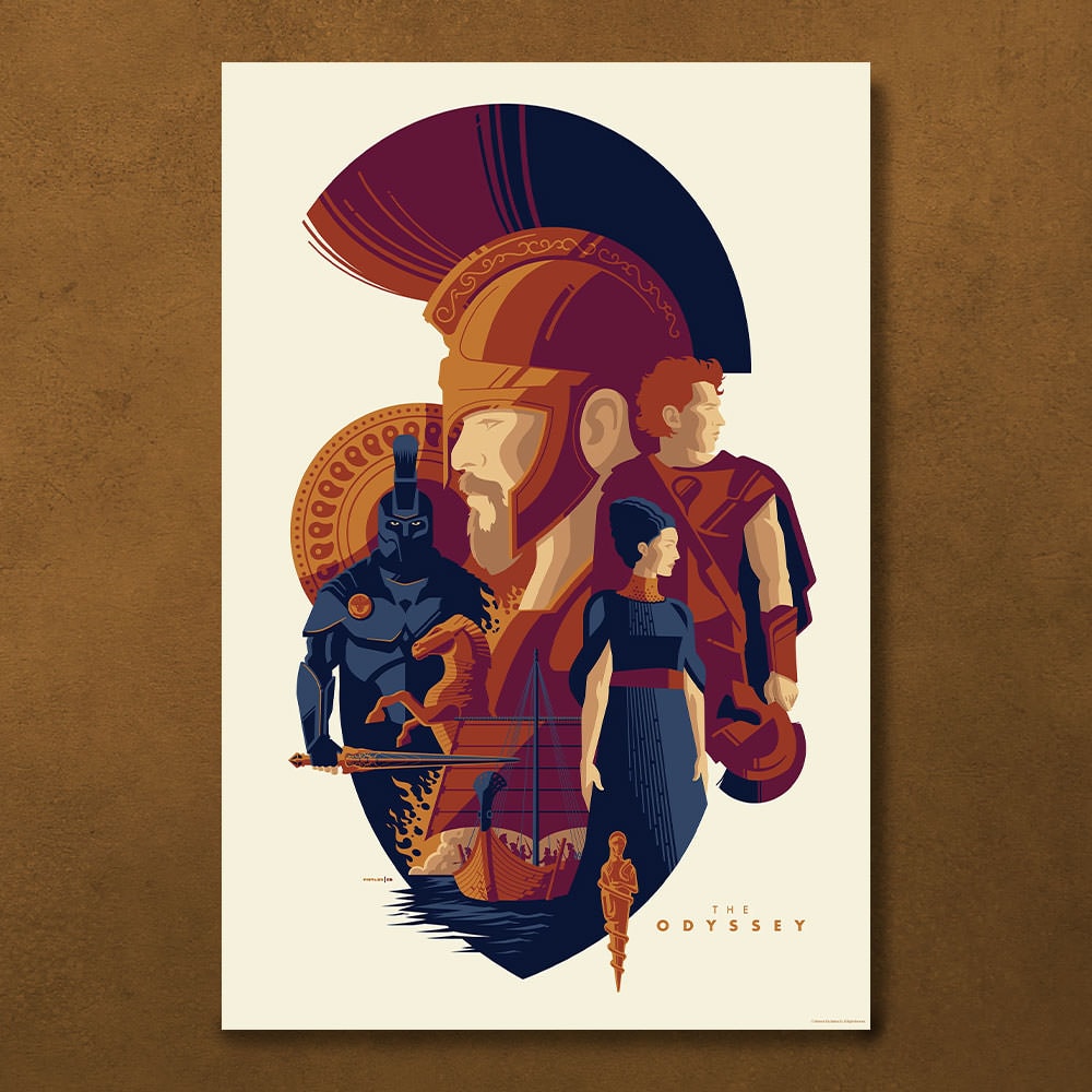 The Odyssey (By Tom Whalen) Movie Poster