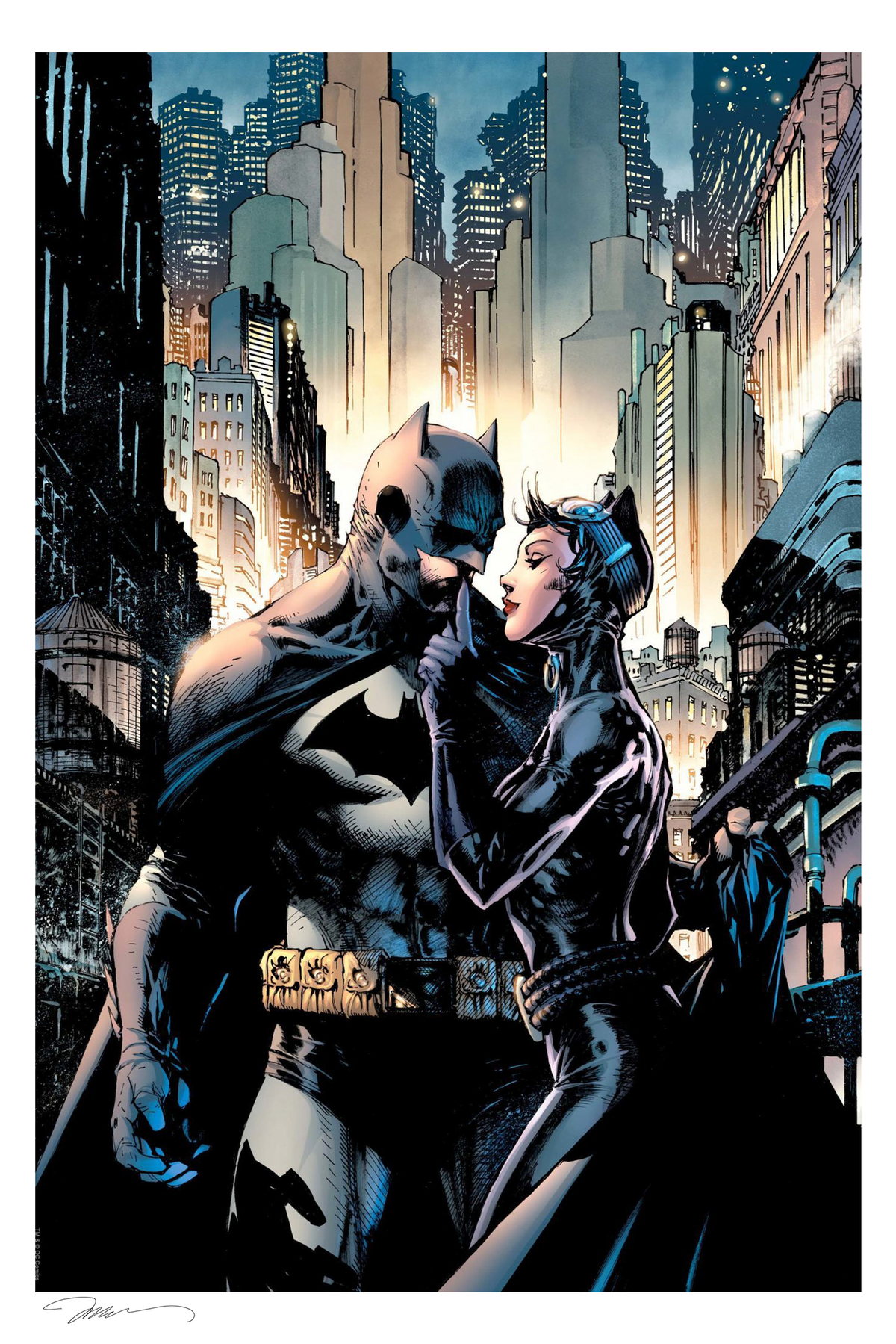 HUSH DC Batman Catwoman Art Print