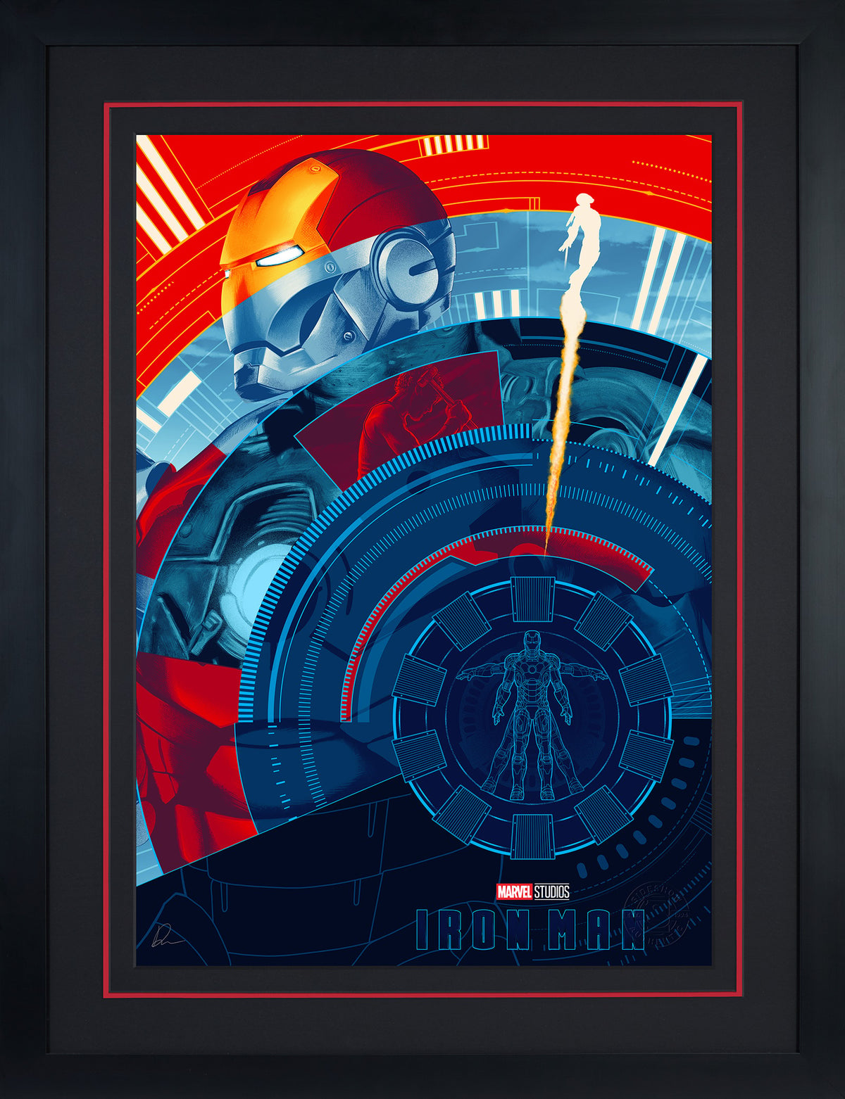 Iron Man Marvel Art Print