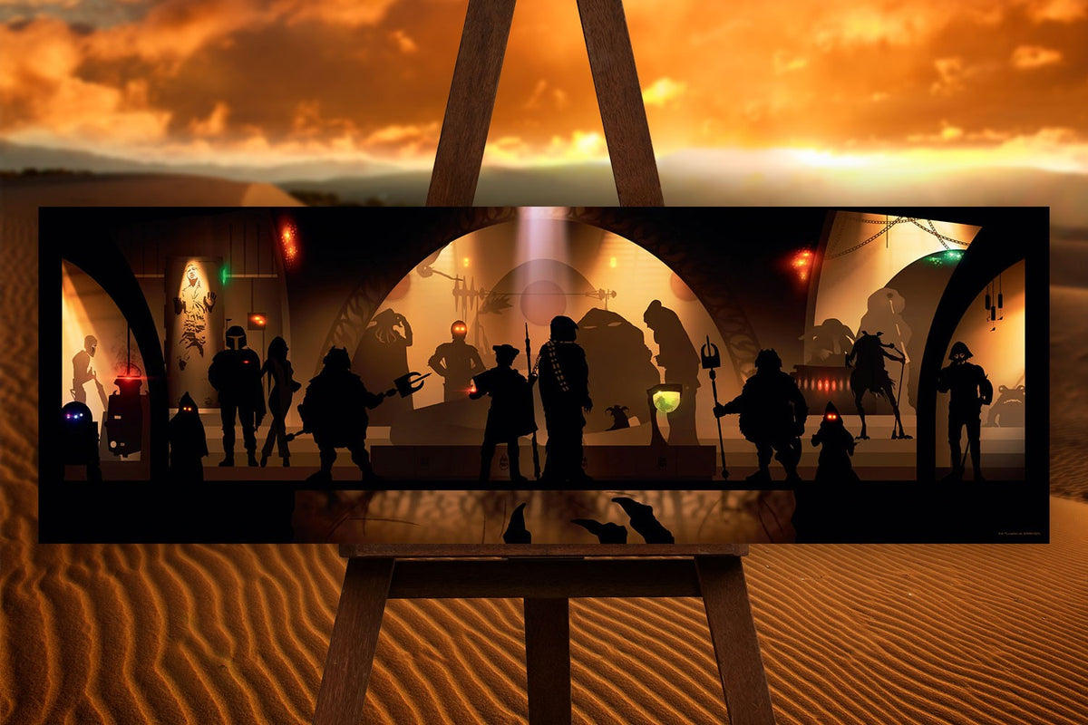Jabba's Palace Star Wars Art Print