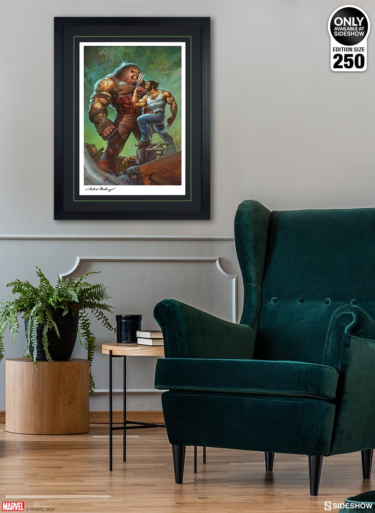 Juggernaut VS Wolverine Marvel Juggernaut Wolverine Art Print