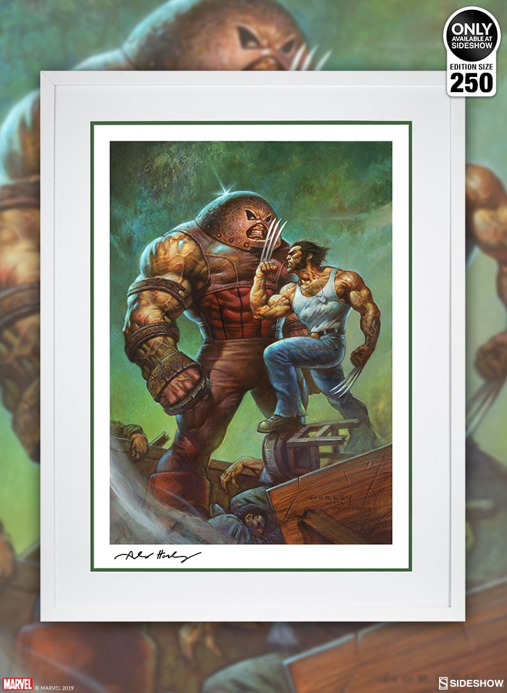 Juggernaut VS Wolverine Marvel Juggernaut Wolverine Art Print