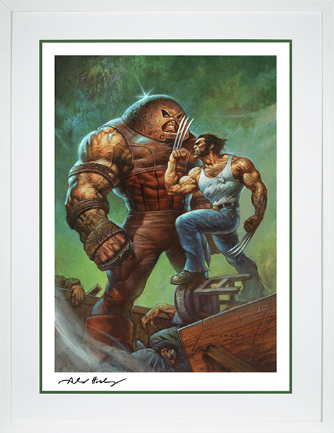 Juggernaut VS Wolverine Marvel Juggernaut Wolverine Art Print