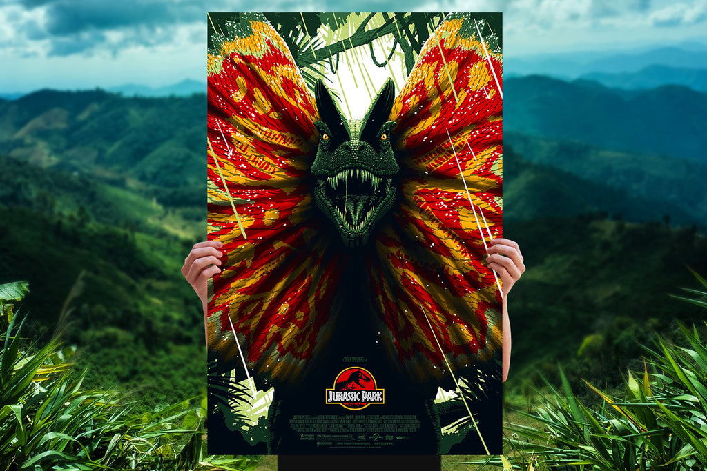 Jurassic Park – “No Wonder You’re Extinct” Dilophosaurus Art Print