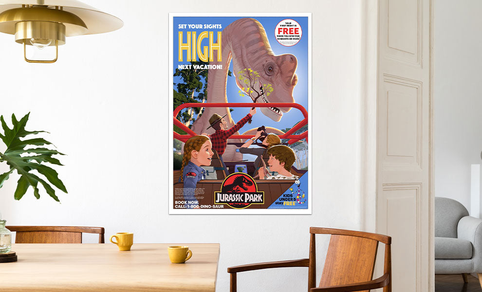 Jurassic Park: Set Your Sights High Art Print