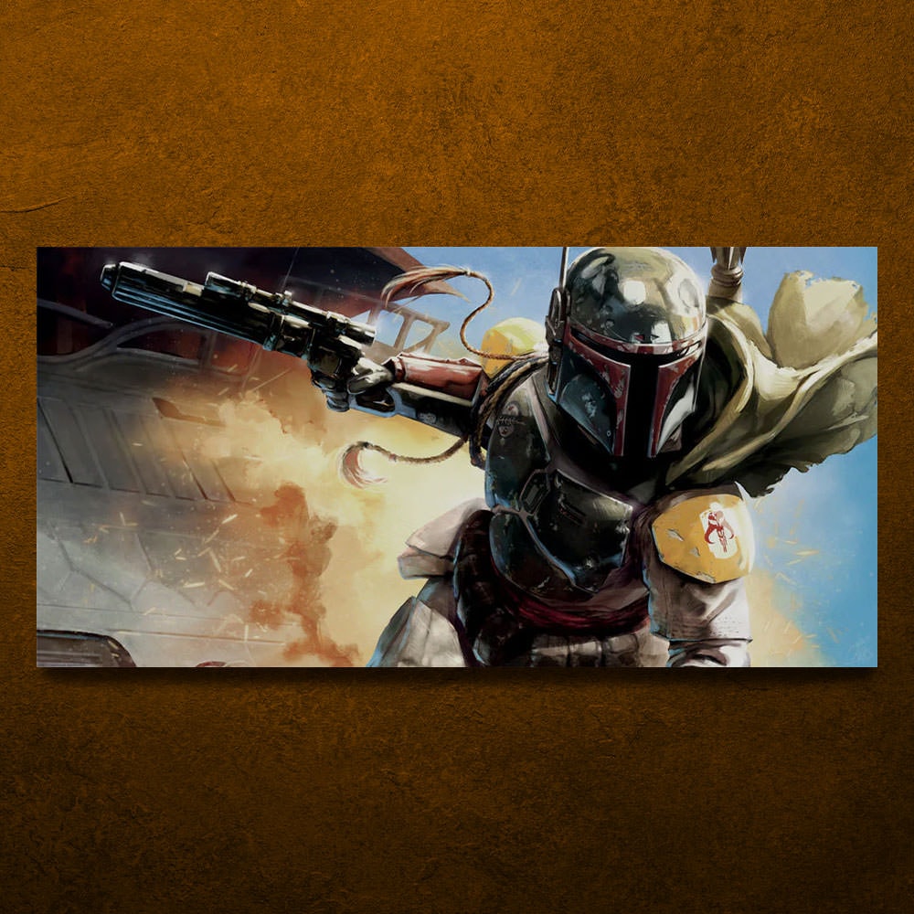 Khetanna's Last Flight Star Wars Boba Fett Art Print