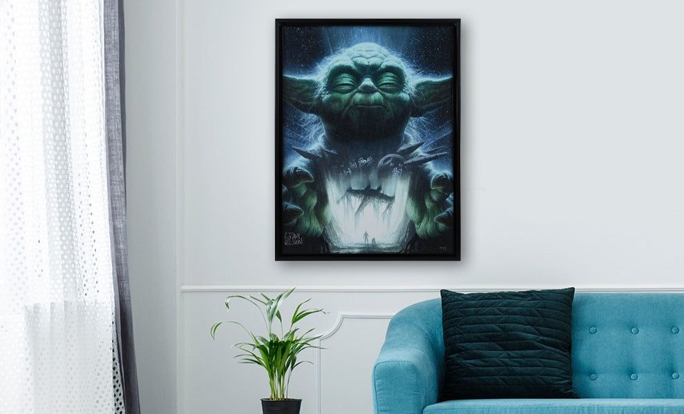 Luminous Beings Are We Star Wars Yoda Art Print