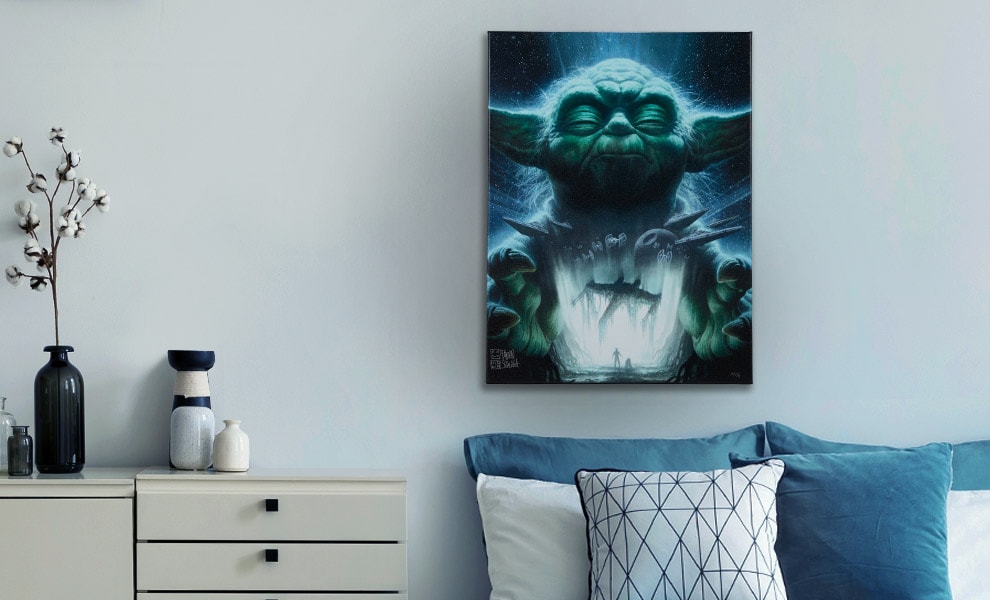 Luminous Beings Are We Star Wars Yoda Art Print