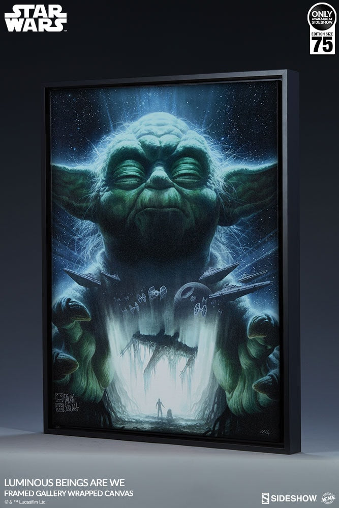 Luminous Beings Are We Star Wars Yoda Art Print