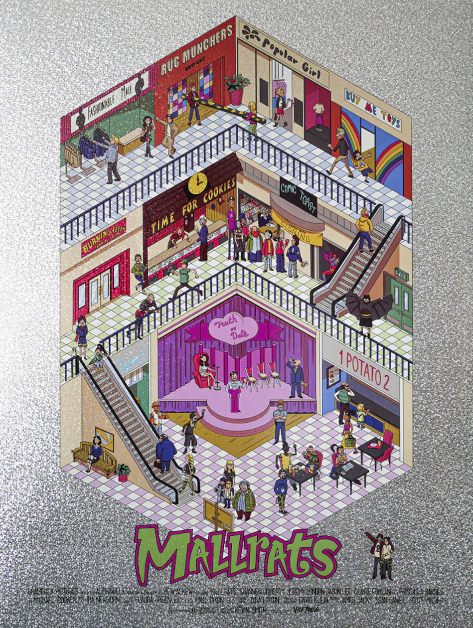 Mallrats Movie Poster Jay Silent Bob Art Print