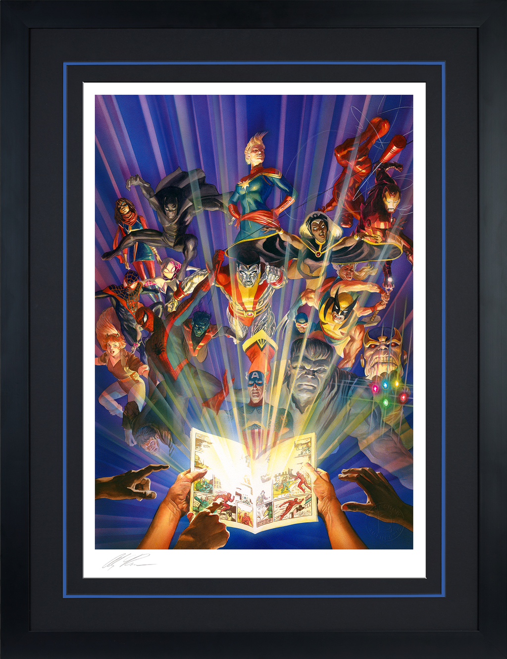Marvel Comics #1000 Art Print