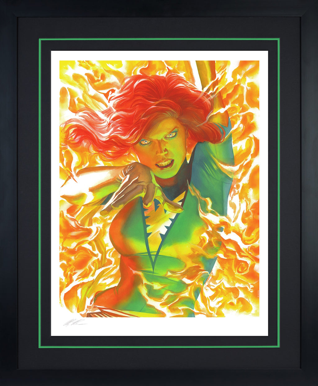 Marvelocity: Phoenix Dark Phoenix Phoenix Art Print