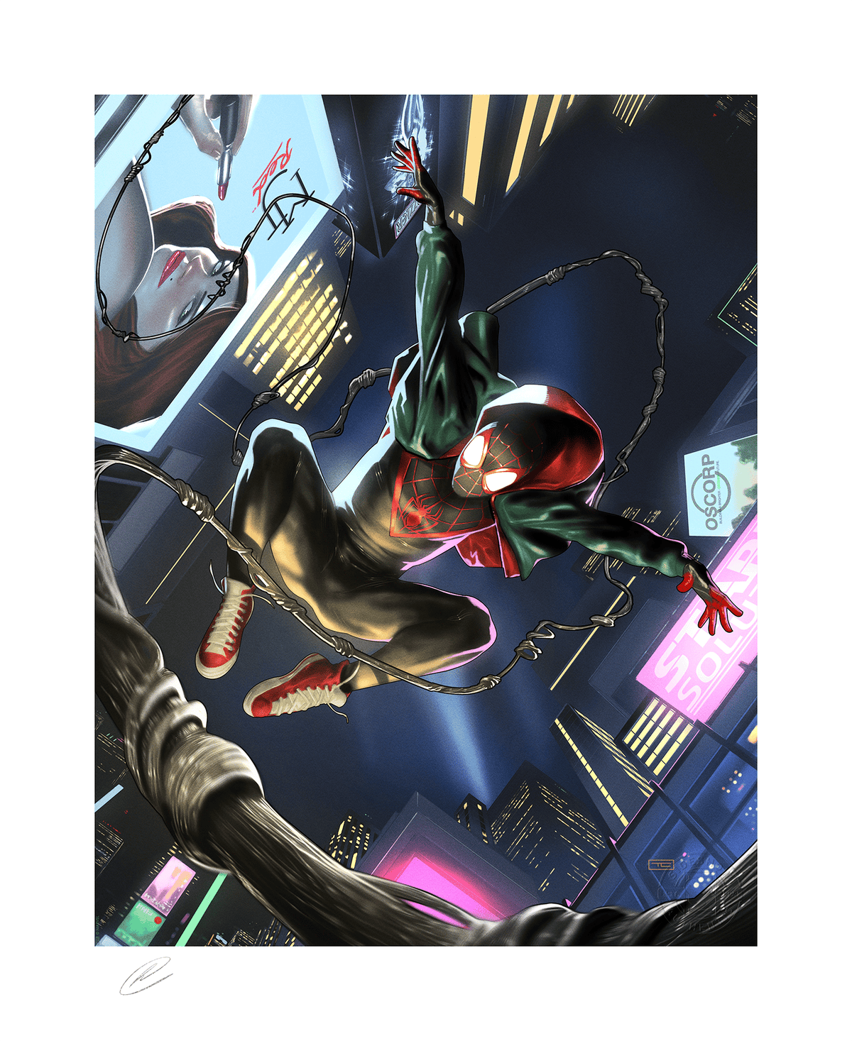 Miles Morales: Spider-Man Marvel Spider-Man Miles Morales Art Print