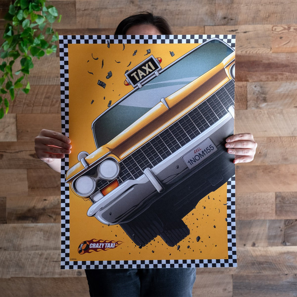 Crazy Taxi Art Print