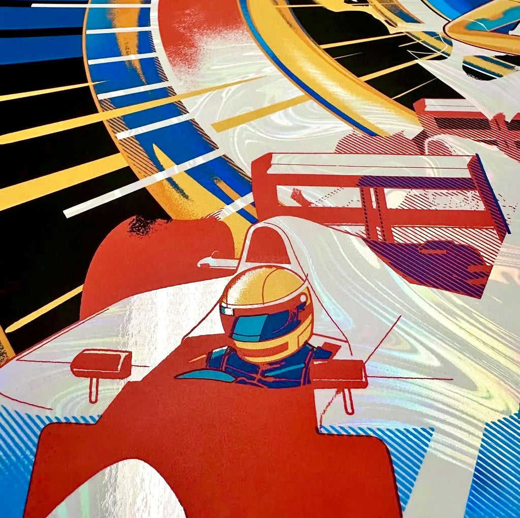 McLaren Racing X Sonic the Hedgehog 1000GP Art Print