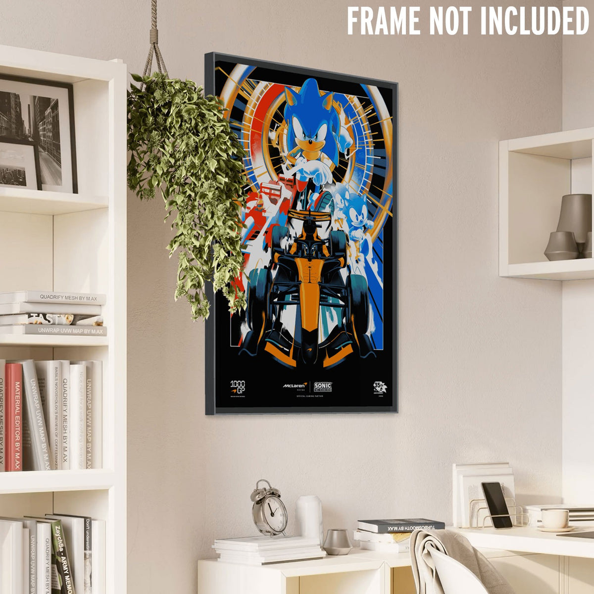 McLaren Racing X Sonic the Hedgehog 1000GP Art Print