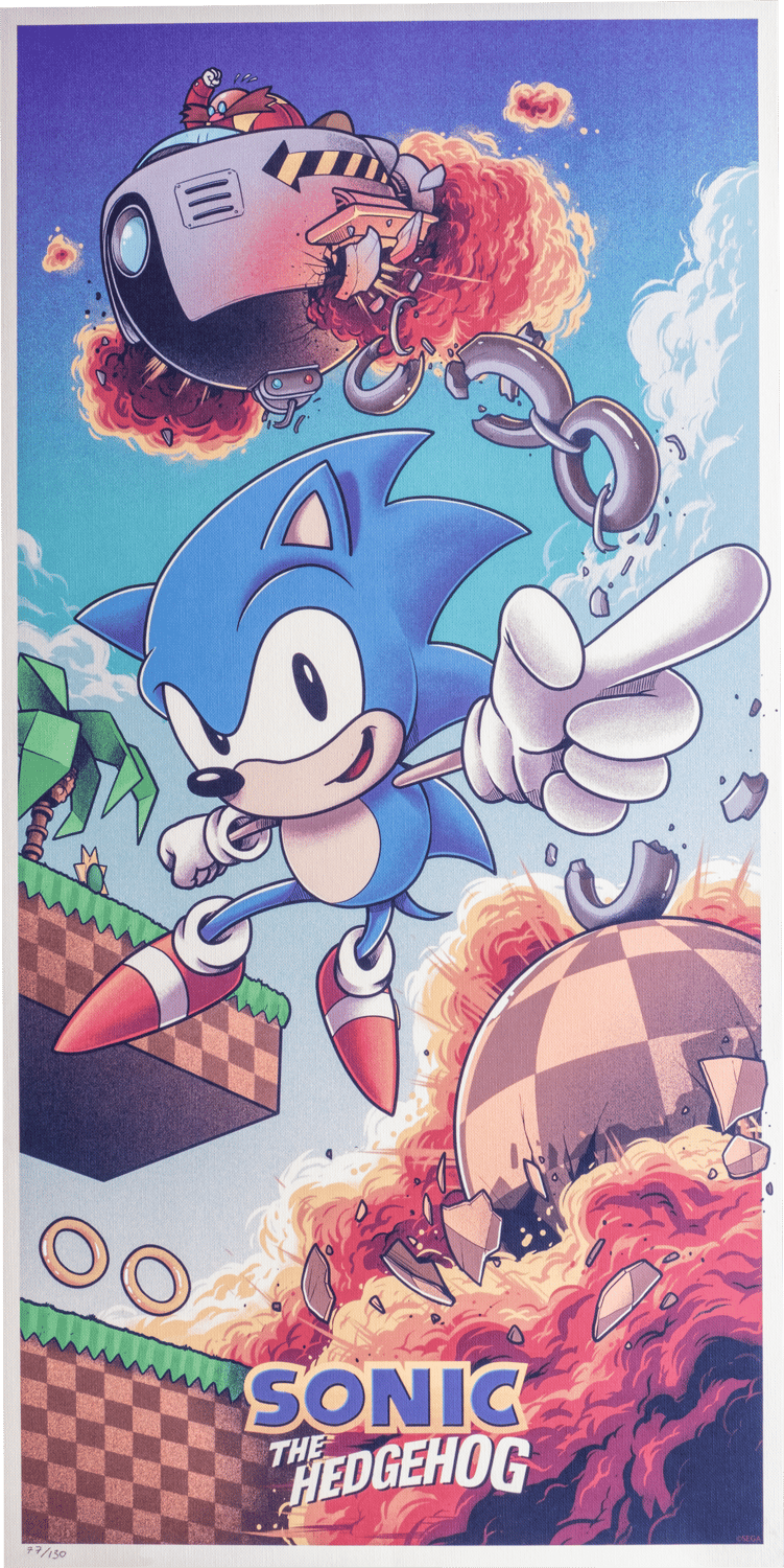 Sonic the Hedgehog Art Print