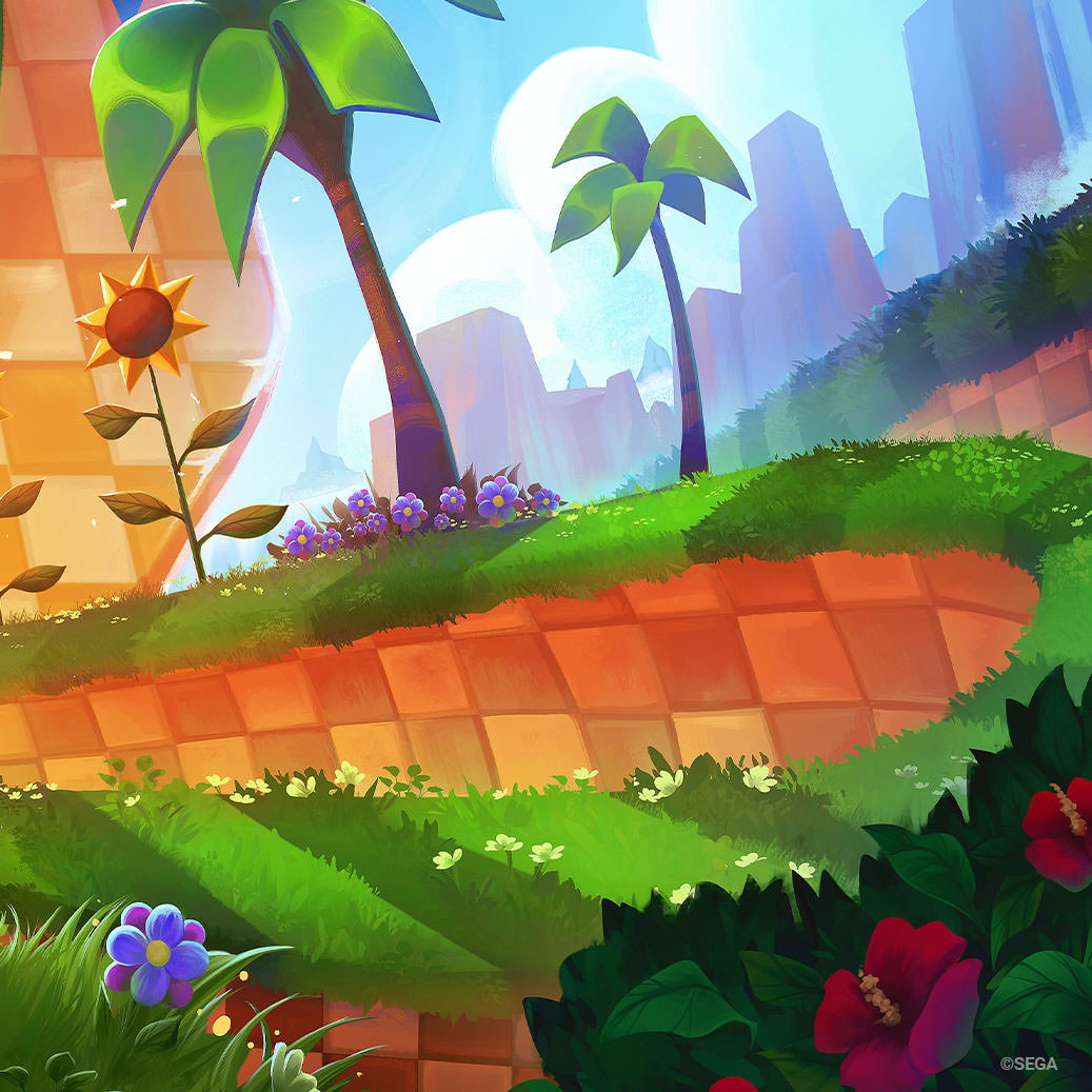 Sonic the Hedgehog: First Loop-de-Loop Art Print