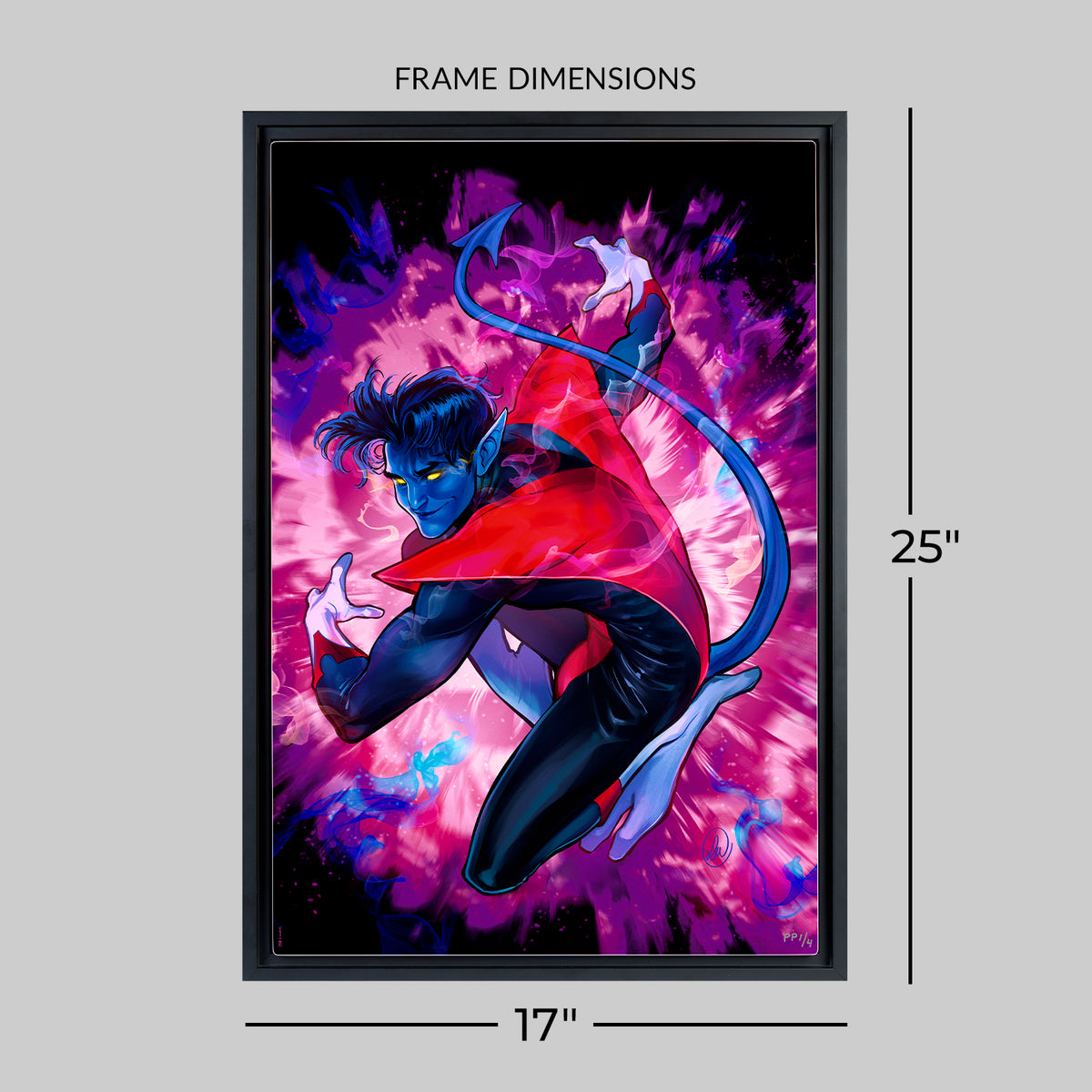 Nightcrawler Marvel Art Print