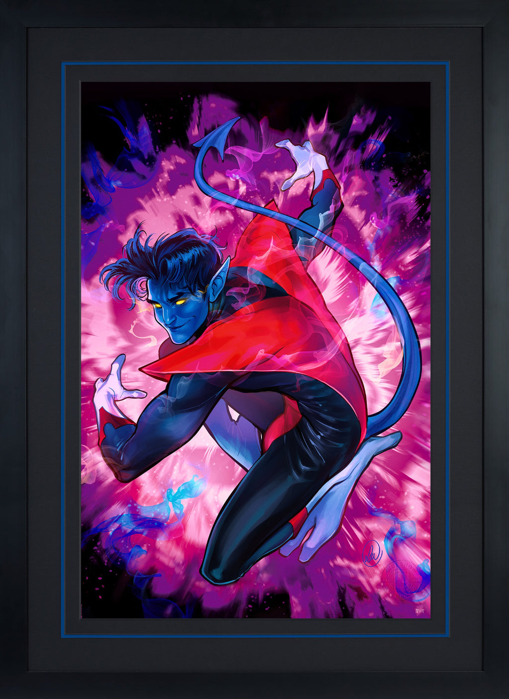 Nightcrawler Marvel Art Print