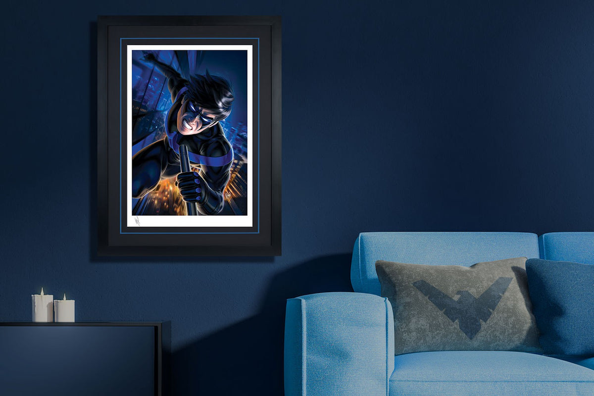 Nightwing DC Art Print