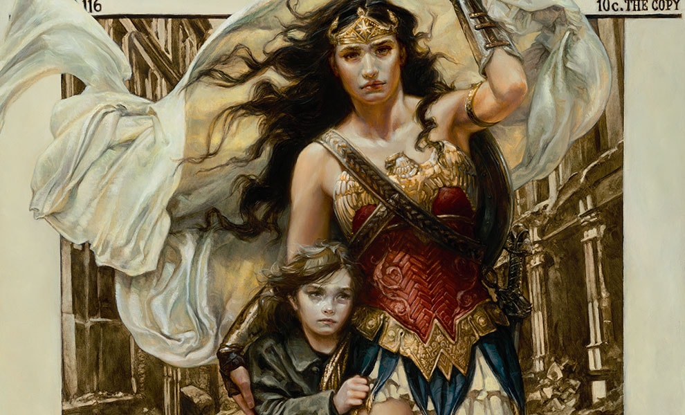 Only Love DC Wonder Woman Art Print