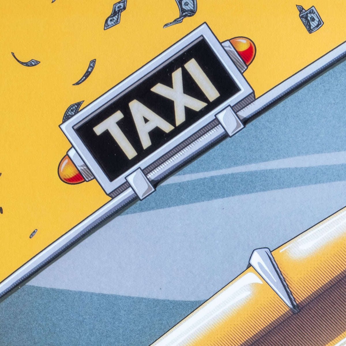 Crazy Taxi Art Print
